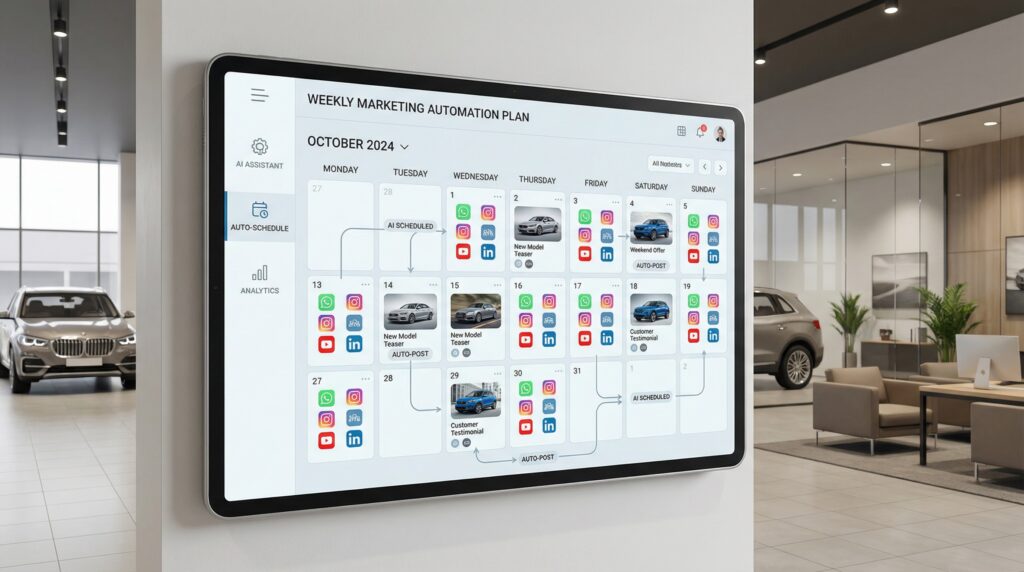 Social-Media-Planung fürs Autohaus – automatisiert posten mit Spinic