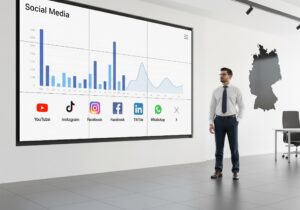 Social Media Nutzung in Deutschland: Instagram, Facebook, TikTok, YouTube, LinkedIn, X und WhatsApp – Trends, Zahlen & Chancen fürs Autohaus.