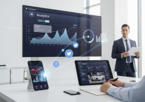 Social Media Marketing im Autohaus richtig messen: KPIs, Reichweite, Leads und Automatisierung strategisch bewerten.