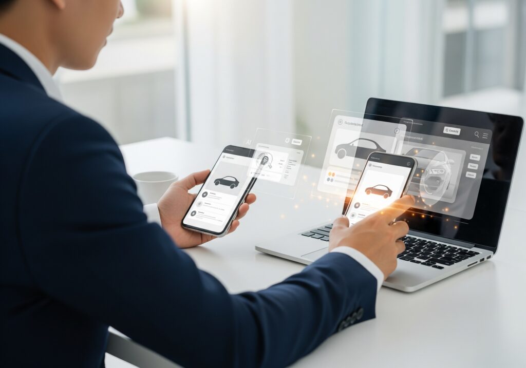 Wie Kunden Fahrzeuge online suchen: Suchverhalten, Mobile-Nutzung, Vergleichsportale und warum Autohäuser digital umdenken müssen.