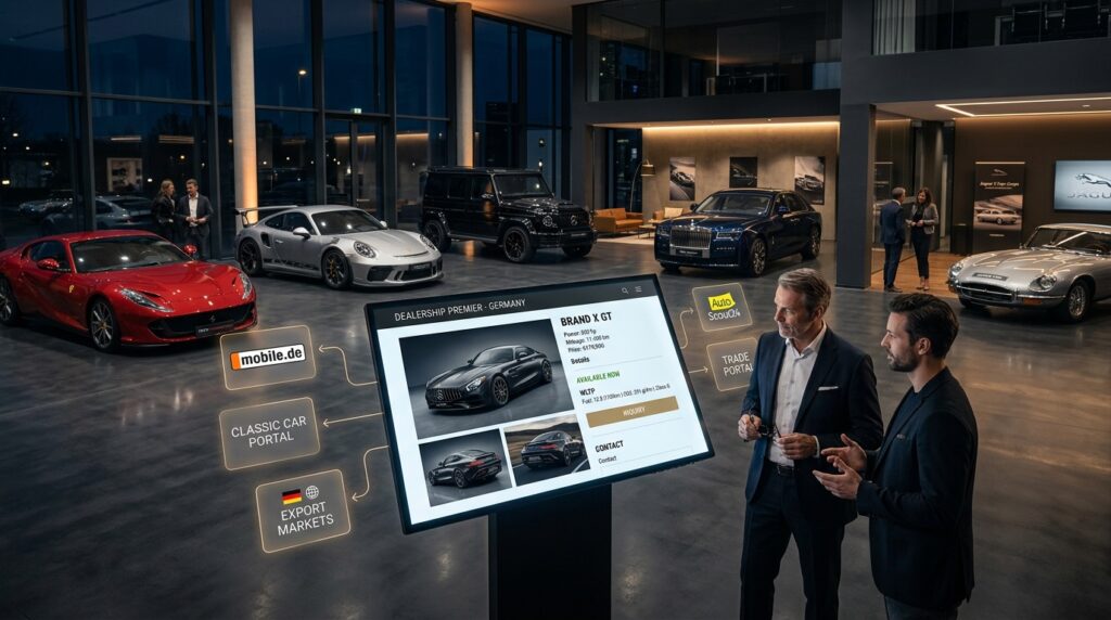 High-End Fahrzeuge online verkaufen: Website für Premium-Autohäuser
