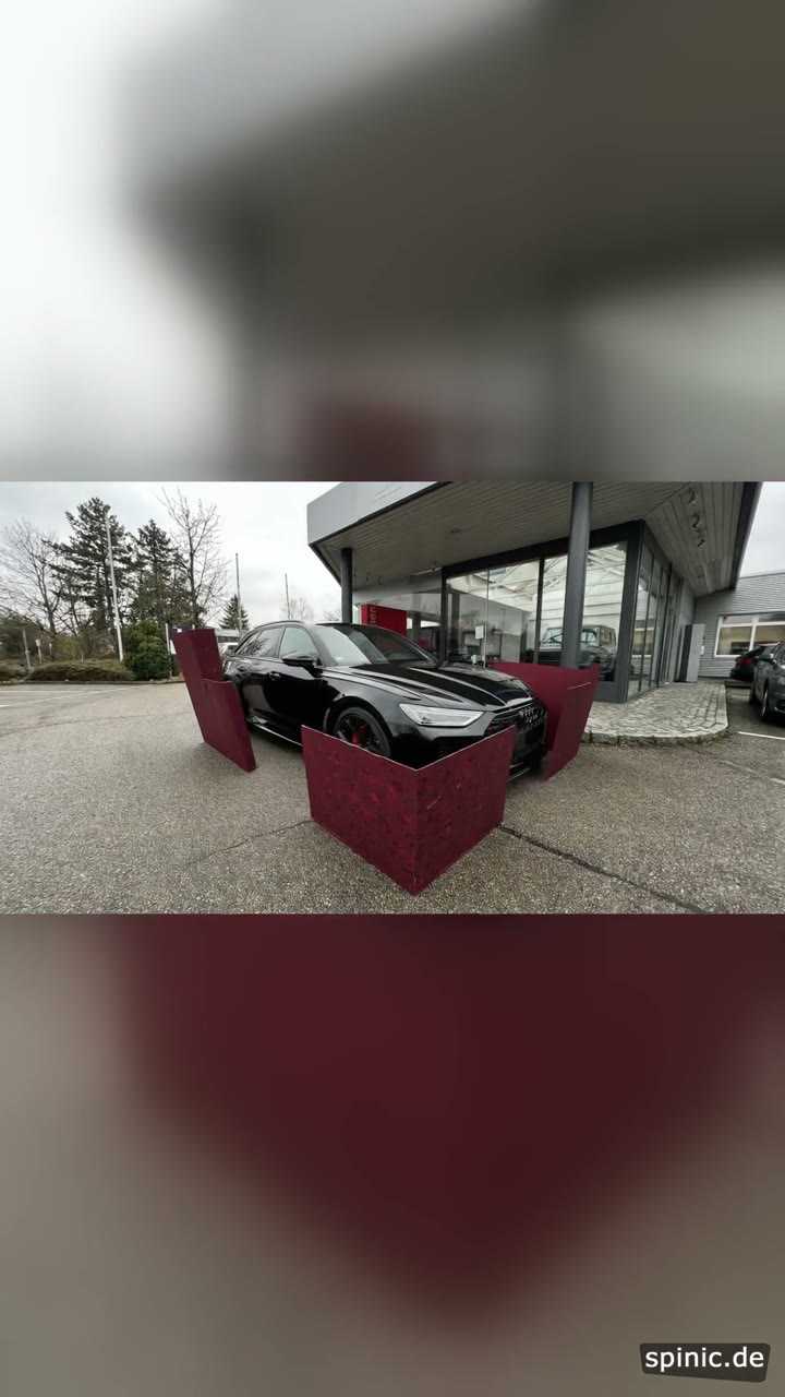 SUV-Enthüllung aus einer Geschenkbox