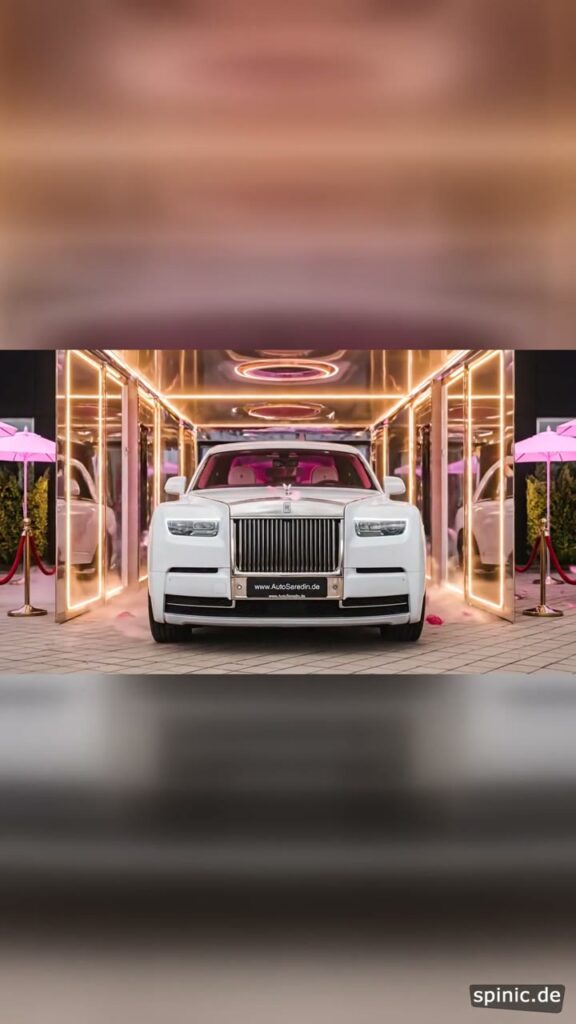 Rolls-Royce Phantom in einer ruhigen digitalen Premium-Präsentation
