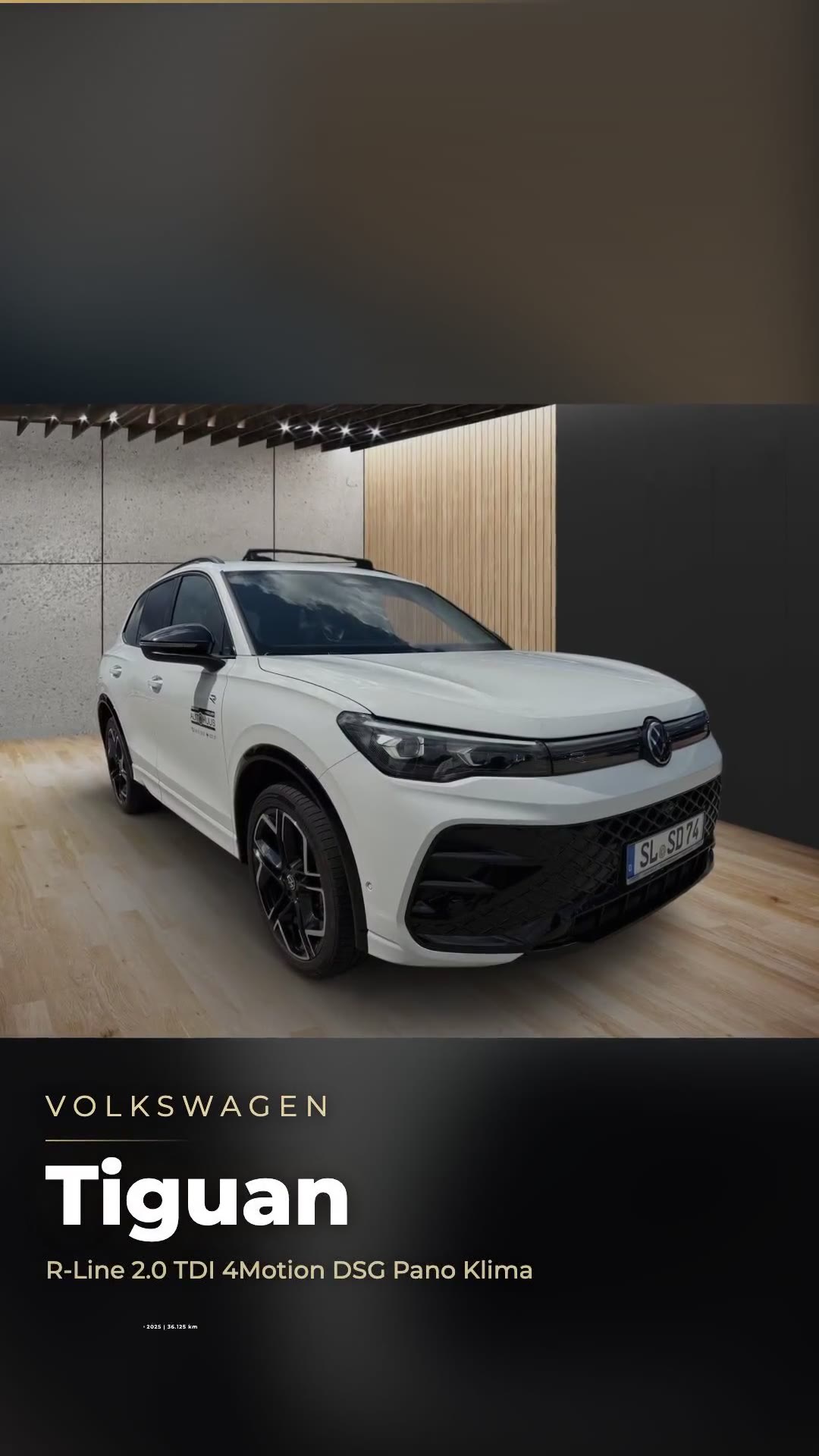 Volkswagen Tiguan als automatisches Fahrzeugvideo