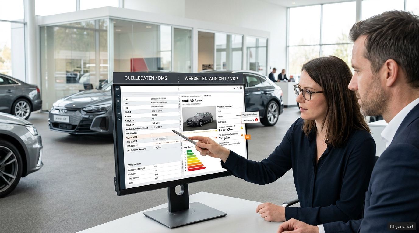 Pkw-EnVKV-Checkliste für Autohäuser: 18 technische Prüfpunkte für Feed, Website und Werbung