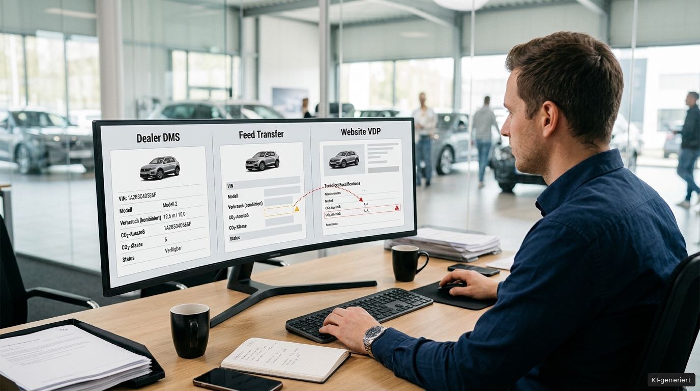 Pkw-EnVKV-Checkliste für Autohäuser: 18 technische Prüfpunkte für Feed, Website und Werbung