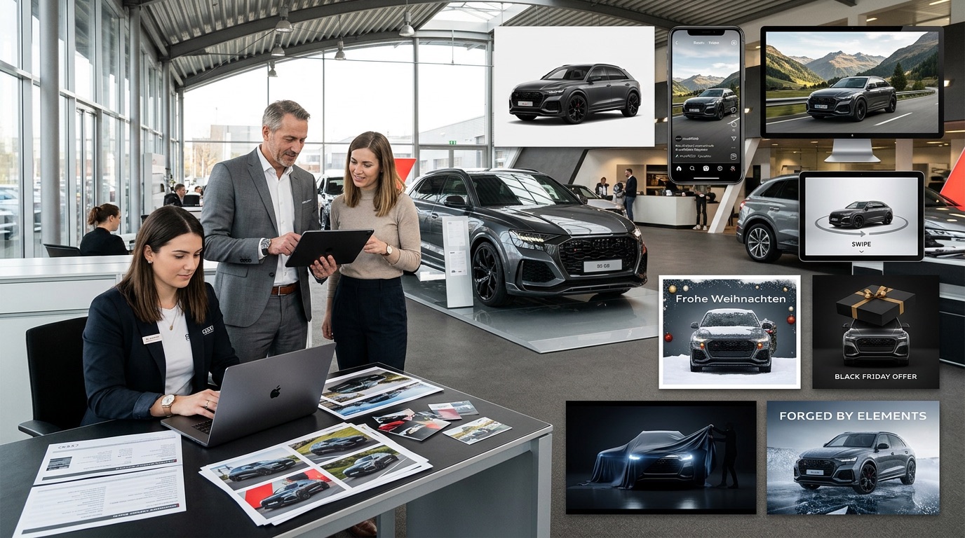 KI-Creatives für Autohäuser: Videos, Reels & AI Content