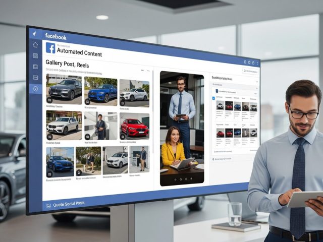 Facebook Marketing im Autohaus: Galerie, Reels und Fahrzeugposts automatisieren