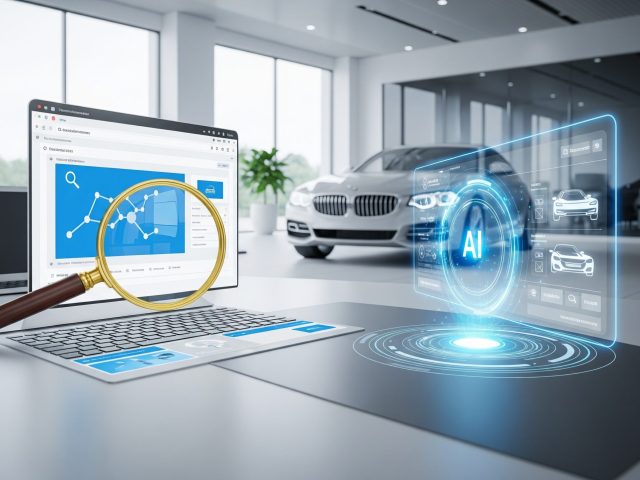 Warum klassische SEO im Autohaus 2026 nicht mehr reicht und wie KI-basierte Sichtbarkeit neue Fahrzeuganfragen generiert.